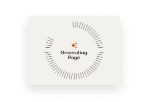 Generating page load screen